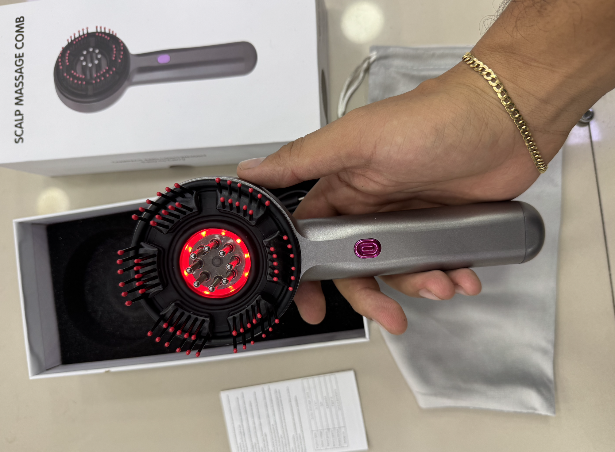 Miniatura 2 de Masajeador Capilar Electrico Inalambrico